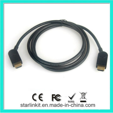 Высокоскоростной кабель HDMI 1.4V 3D 4k Позолоченные черные